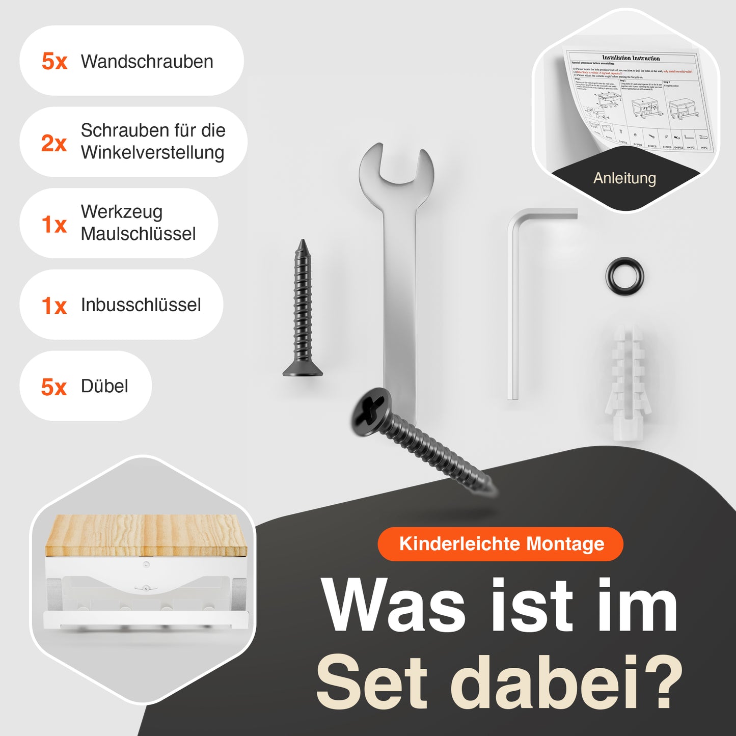 Rennrad Wandhalterung Advanced