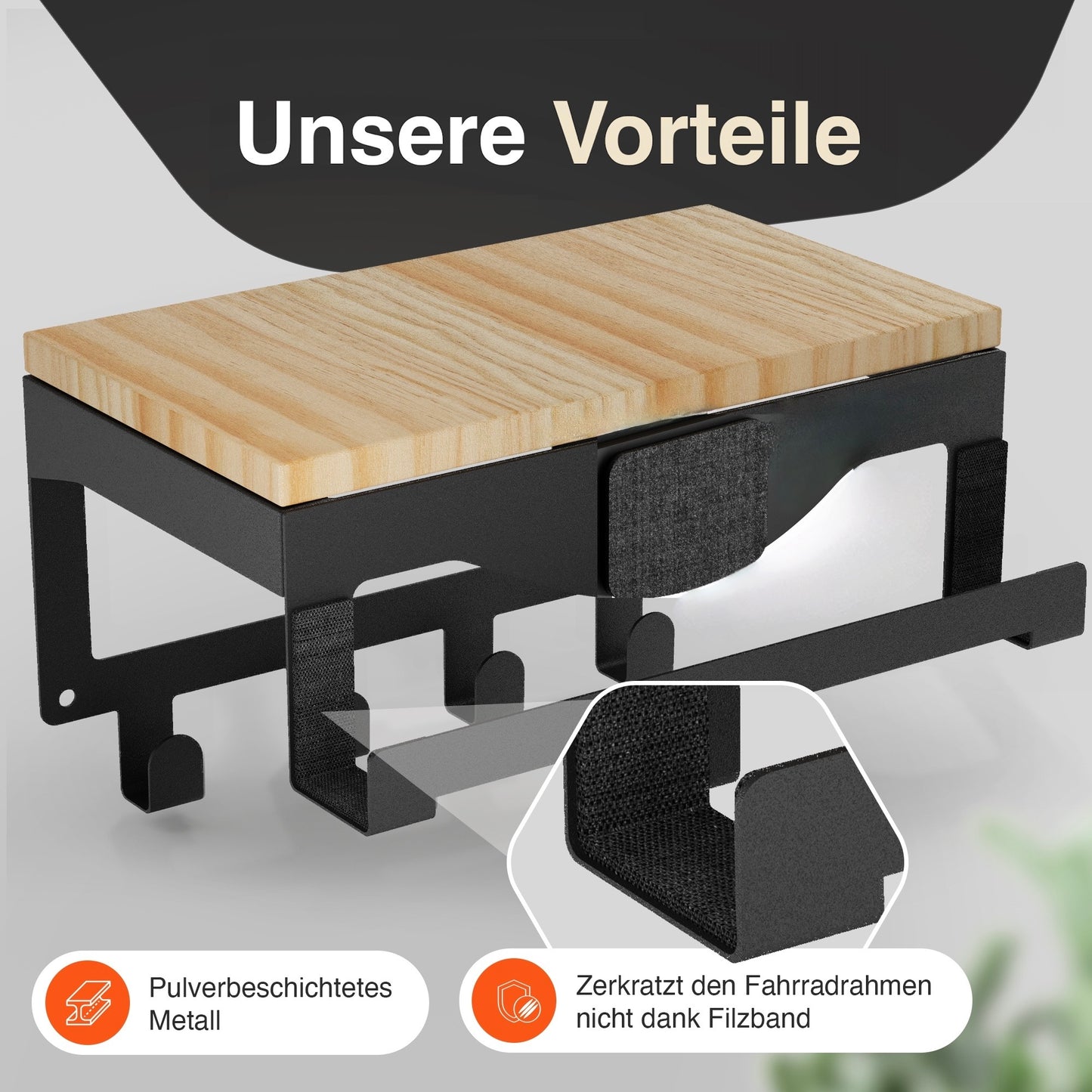 Rennrad Wandhalterung Pro