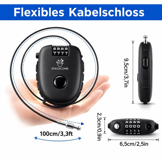 Flexibles Kabelschloss