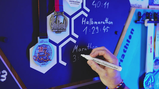 Medaillenhalter Bestzeiten inkl. 5 Haken